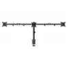 Gembird MA-D3-01 regulowany uchwyt biurkowy na 3 monitory, 17–27 cali, do 7 kg