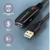 Axagon ADR-305 USB 3.2 Gen 1 A-M -> A-F aktywny kabel przedłużający/repeter 5m