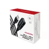 Axagon ADR-310 USB 3.2 Gen 1 A-M -> A-F aktywny kabel przedłużający/repeater 10m
