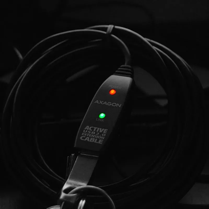 Axagon ADR-205 USB 2.0 A-M -> A-F aktywny przedłużacz/repeater 5 m