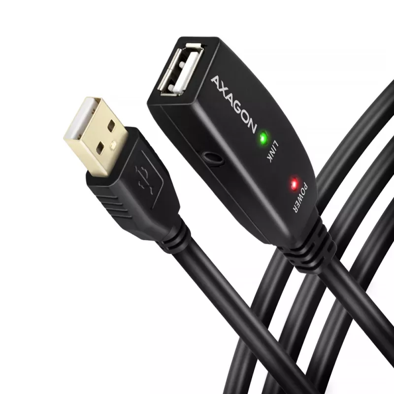 Axagon ADR-220 USB 2.0 A-M -> A-F aktywny przedłużacz/regenerator sygnału 20m