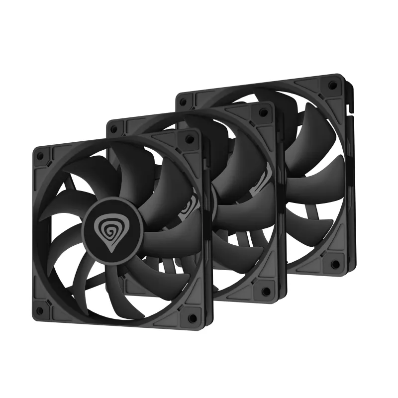 GENESIS Oxal 120 Computer case Fan 12 cm Czarny 3 szt.