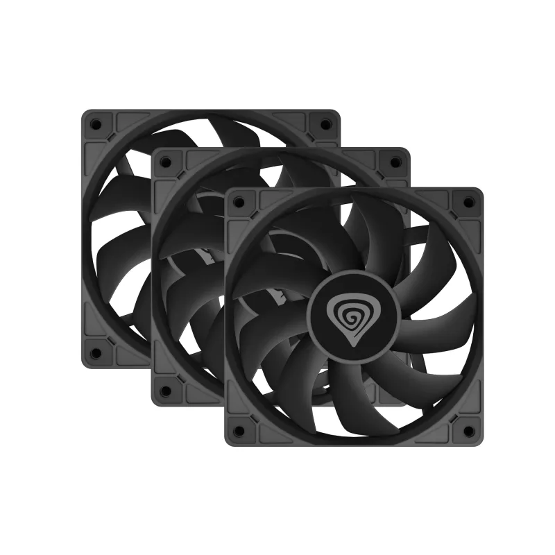 GENESIS Oxal 120 Computer case Fan 12 cm Czarny 3 szt.