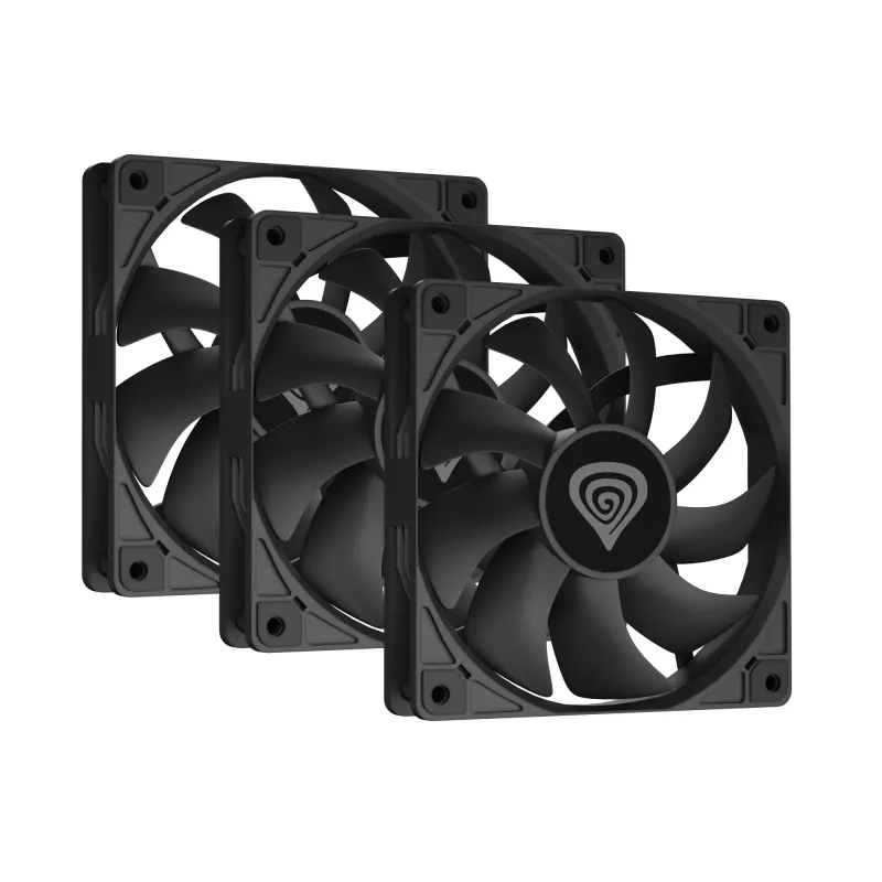 GENESIS Oxal 120 Computer case Fan 12 cm Czarny 3 szt.
