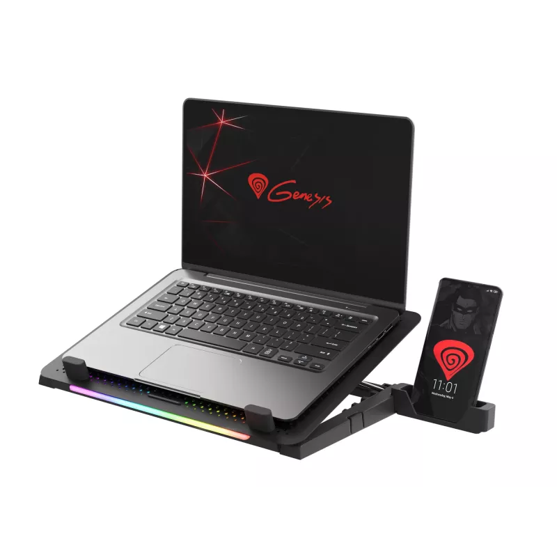 Podkładka chłodząca do laptopa GENESIS Oxid 450 39,6 cm (15,6 cala) 2400 RPM Czarny