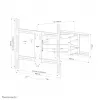 Neomounts WL40S-950BL18 Uchwyt ścienny heavy duty 55-110 cali - full motion