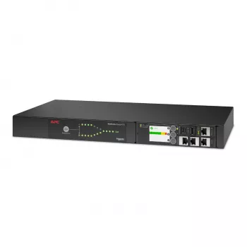 APC NetShelter Rack Automatic Transfer Switch, 1U, 10 A, 230 V, C14 IN, 12 C13 OUT, 50/60 Hz