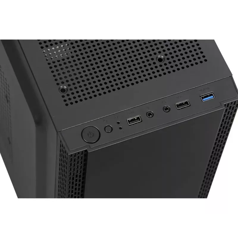 Obudowa PC IBOX ANTILA 39 Midi Tower — czarna, ATX/microATX, GPU do 31 cm, wysokość chłodzenia CPU 150 mm