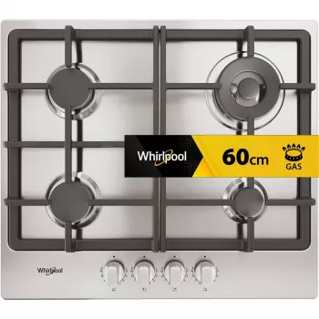 Whirlpool TGML 661 IX R Stal nierdzewna Wbudowana 58 cm Gaz 4 strefy