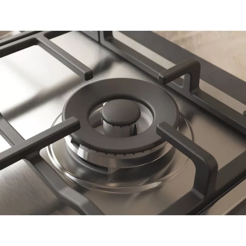 Whirlpool TGML 661 IX R Stal nierdzewna Wbudowana 58 cm Gaz 4 strefy