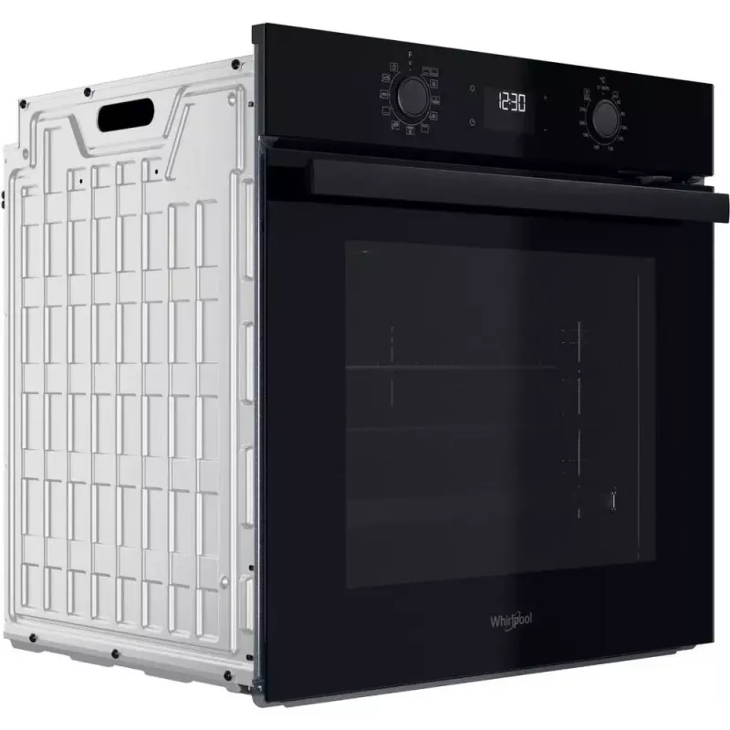 Piekarnik elektryczny do zabudowy WHIRLPOOL OMR58HU1B — 71 L, A+, czyszczenie hydrolityczne, termoobieg, grill, prowadnice teleskopowe