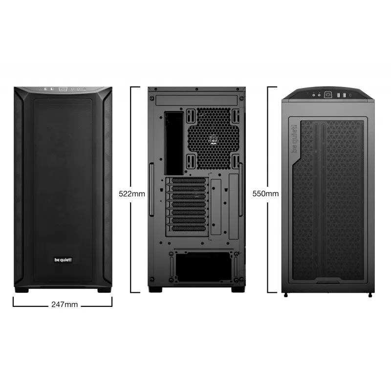 Obudowa PC be quiet! Shadow Base 800 Midi Tower Czarny