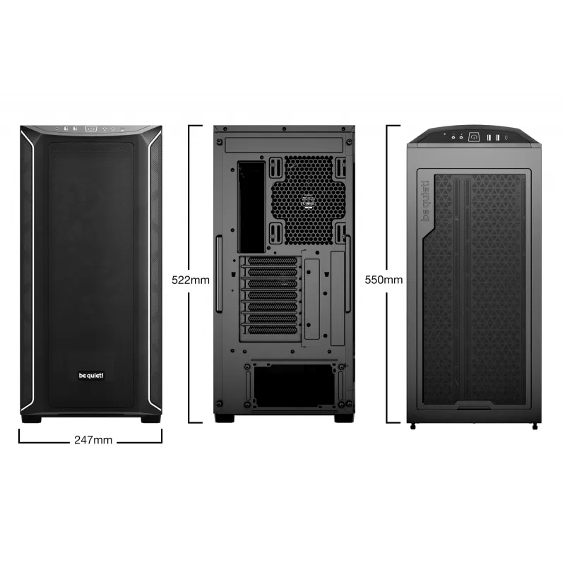 Obudowa PC be quiet! Shadow Base 800 DX Midi Tower Czarny