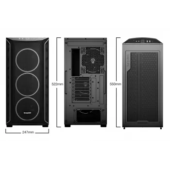 Obudowa PC be quiet! Shadow Base 800 FX Midi Tower Czarny