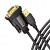 Axagon ADS-1PQN USB-A 2.0 - szeregowy adapter kablowya RS-232 DB9-M FTDI