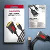 Axagon ADS-1PSN USB-A 2.0 - szeregowy RS-232 DB9-M adapter kablowya Prolific 1,5 m