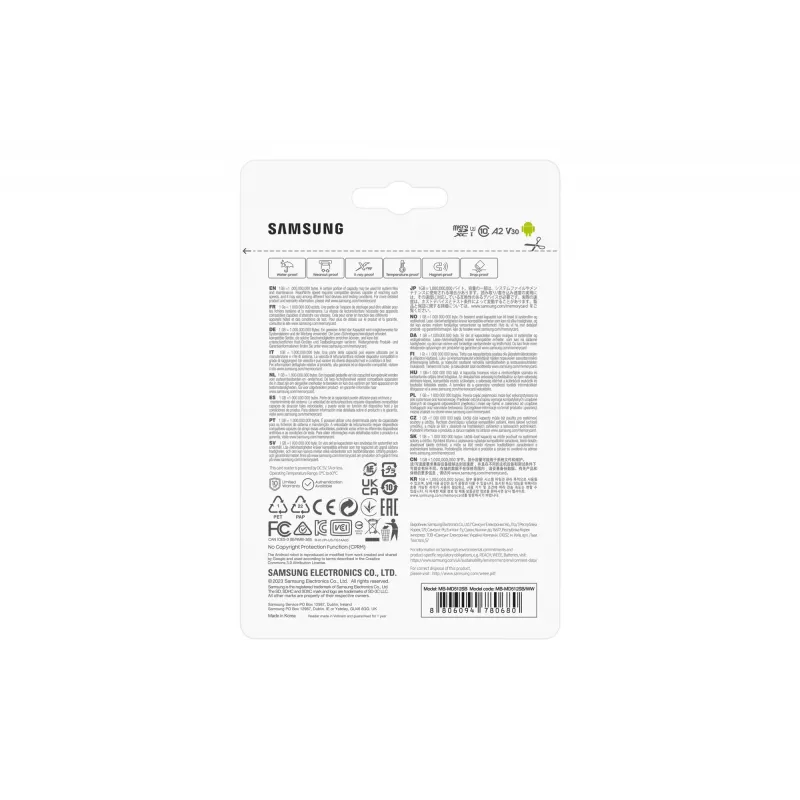 Samsung MB-MD512S 512 GB MicroSDXC UHS-I Class 10