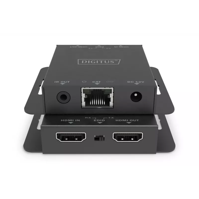 Zestaw przedłużaczy HDMI DIGITUS - 4K/30Hz 70m PoC IR