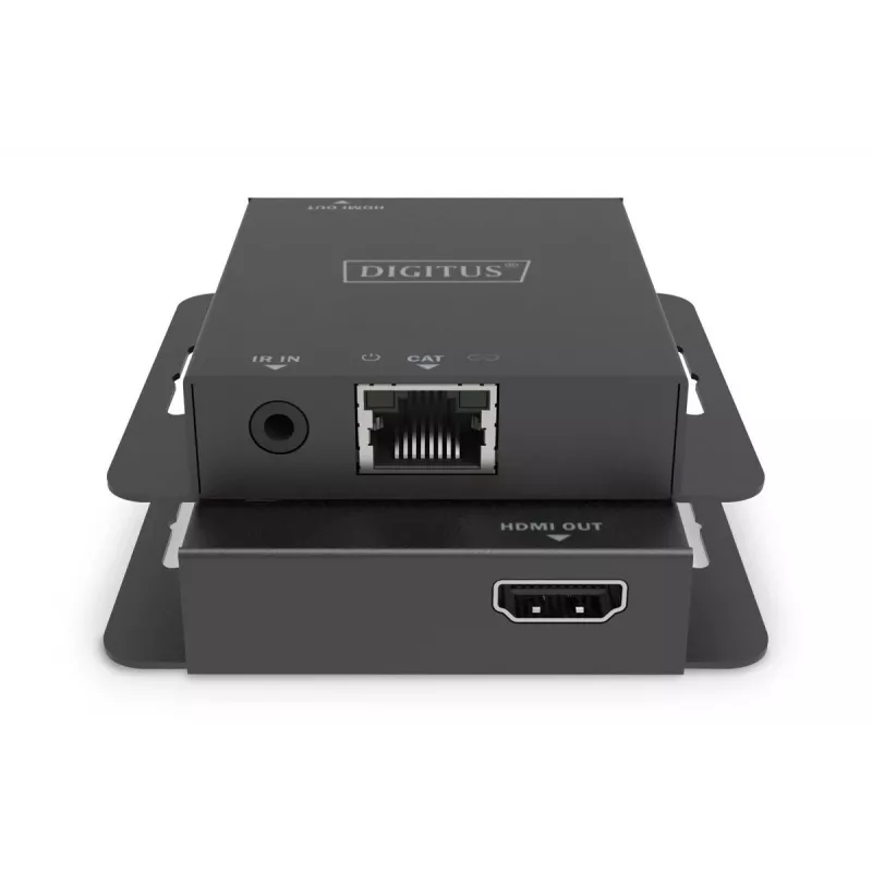 Zestaw przedłużaczy HDMI DIGITUS - 4K/30Hz 70m PoC IR