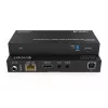 Zestaw przedłużaczy KVM HDBaseT DIGITUS - 150m 4K/60Hz USB 1.1 PoC IR czarny