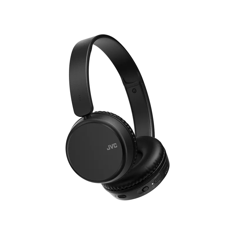JVC Deep Bass Bluetooth nauszne czarne, bezprzewodowe, rozmowy/muzyka, 20–20000 Hz, 157 g, zestaw słuchawkowy, czarny