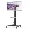 Techly ICA-TR228 wózek/montaż multimedialny Czarny Płaski panel