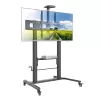Wózek multimedialny TECHLY ICA-TR230 czarny do panelu płaskiego do 110 cali, VESA 900x600, wysokość 1850 mm, udźwig 120 kg