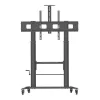 Wózek multimedialny TECHLY ICA-TR230 czarny do panelu płaskiego do 110 cali, VESA 900x600, wysokość 1850 mm, udźwig 120 kg