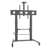 Wózek multimedialny TECHLY ICA-TR230 czarny do panelu płaskiego do 110 cali, VESA 900x600, wysokość 1850 mm, udźwig 120 kg