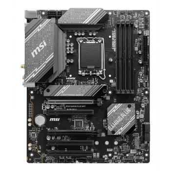 Płyta główna MSI B760 GAMING PLUS WIFI — Intel B760, LGA 1700, ATX, DDR5, 4 DIMM, Wi‑Fi 6E, 2.5Gb LAN