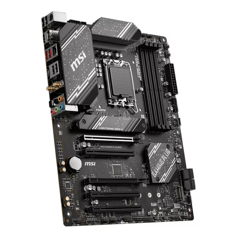 Płyta główna MSI B760 GAMING PLUS WIFI — Intel B760, LGA 1700, ATX, DDR5, 4 DIMM, Wi‑Fi 6E, 2.5Gb LAN