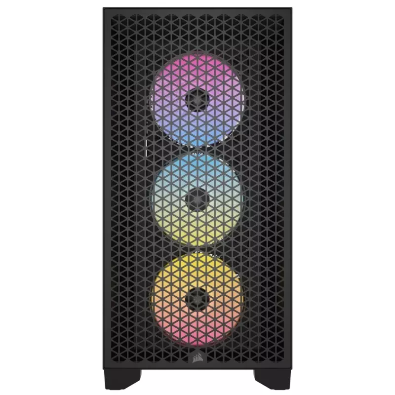 CORSAIR Mid-tower Pc Case - 3000d RGB Airflow - Czarny
