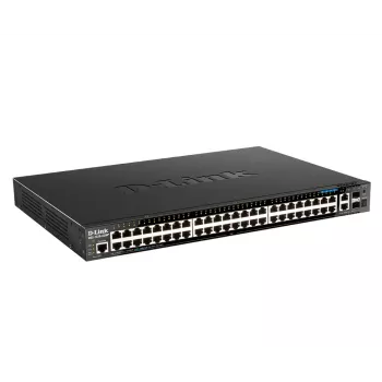 D-Link DGS-1520-52MP Zarządzany przełącznik L3 Gigabit Ethernet (10/100/1000) Power over Ethernet (PoE) 1U Czarny