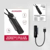 Karta interfejsowa Axagon ADSA-FP2A USB 3.2 Gen 1 SATA Męski Czarny