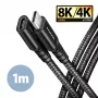 Axagon BUCM32-CF10AB SPEED+ USB-C USB 20Gbps przedłużacz 1 m