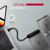 Axagon ADSA-FP2C USB-C 5Gbps - SATA 6G, adapter SLIM 2,5 inch SSD/HDD - Adapter - Karty/Adaptery interfejsów cyfrowych/danych