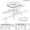 Electrolux Serie 300 LIB60420CK Czarny Do zabudowy 59 cm Strefowa płyta indukcyjna 4 stref(y)