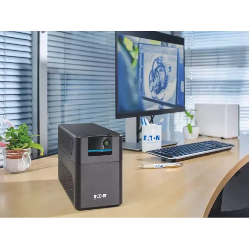 UPS Eaton 5E Gen2 700 USB Line-Interactive 0,7 kVA / 360 W, 4x gniazda C13, USB, wieża, czarny