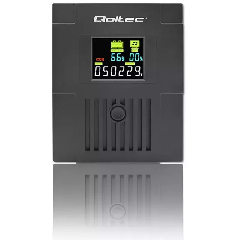 Zasilacz awaryjny UPS Qoltec 53771 2 kVA 1200 W 2 gniazda AC