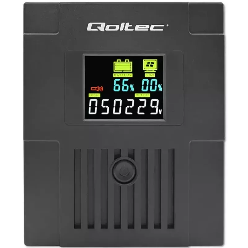 Zasilacz awaryjny UPS Qoltec 53771 2 kVA 1200 W 2 gniazda AC