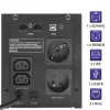 Zasilacz awaryjny UPS Qoltec 53771 2 kVA 1200 W 2 gniazda AC