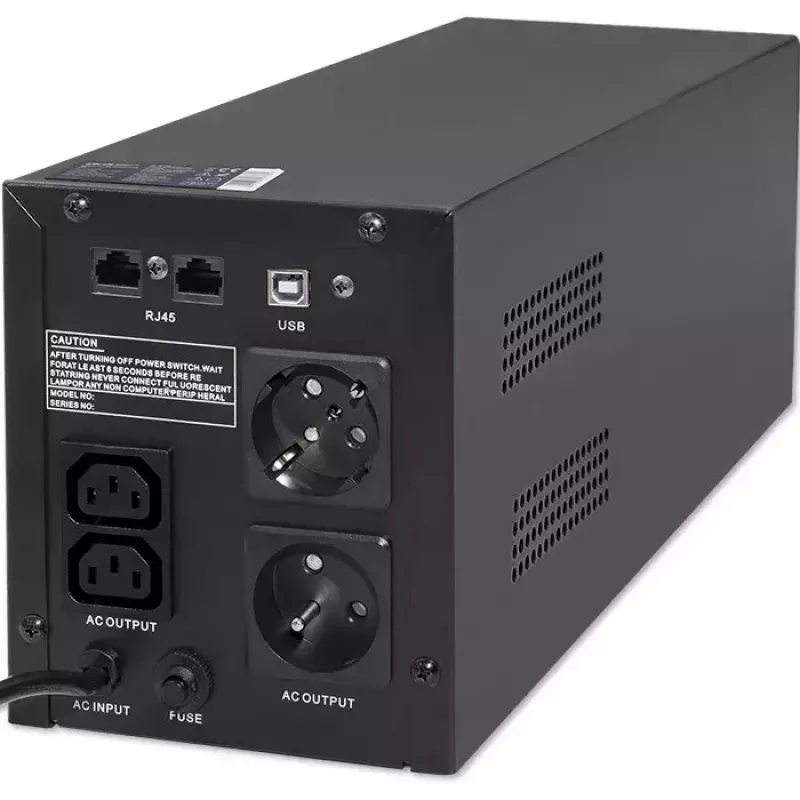 Qoltec 53777 UPS Line-Interactive 2 kVA 1200 W 4 gniazda AC