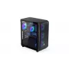Obudowa PC ENDORFY Arx 500 ARGB ATX Czarna — hartowane szkło, ARGB, ATX, max GPU 350 mm, wysokość chłodzenia CPU 179 mm, 7 slotów rozszerzeń