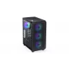 Obudowa PC ENDORFY Arx 500 ARGB ATX Czarna — hartowane szkło, ARGB, ATX, max GPU 350 mm, wysokość chłodzenia CPU 179 mm, 7 slotów rozszerzeń