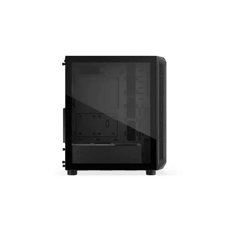Obudowa PC ENDORFY Arx 500 ARGB ATX Czarna — hartowane szkło, ARGB, ATX, max GPU 350 mm, wysokość chłodzenia CPU 179 mm, 7 slotów rozszerzeń