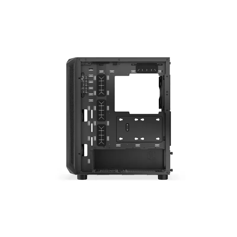 Obudowa PC ENDORFY Arx 500 ARGB ATX Czarna — hartowane szkło, ARGB, ATX, max GPU 350 mm, wysokość chłodzenia CPU 179 mm, 7 slotów rozszerzeń