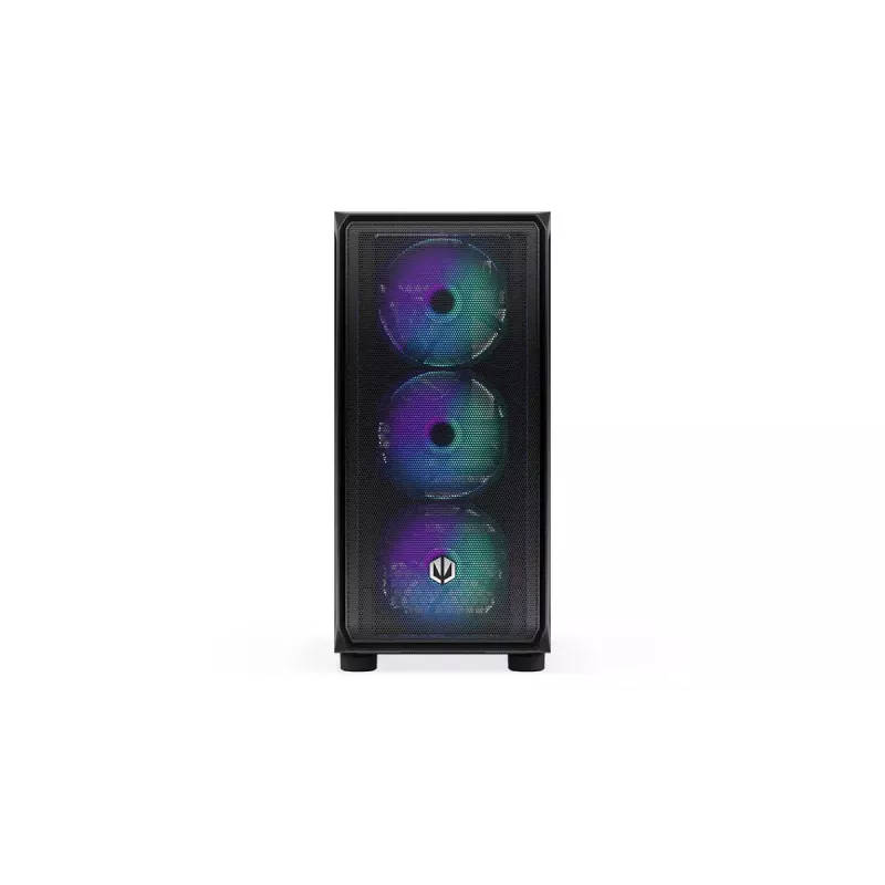 Obudowa PC ENDORFY Arx 500 ARGB ATX Czarna — hartowane szkło, ARGB, ATX, max GPU 350 mm, wysokość chłodzenia CPU 179 mm, 7 slotów rozszerzeń