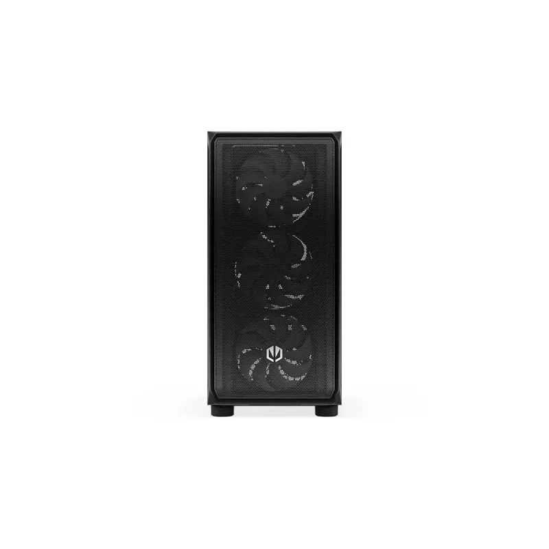 Obudowa PC ENDORFY Arx 500 ARGB ATX Czarna — hartowane szkło, ARGB, ATX, max GPU 350 mm, wysokość chłodzenia CPU 179 mm, 7 slotów rozszerzeń