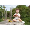Pojemnik zabawka koparka Lena Workies 01262 z tworzywa sztucznego, pojazd budowlany do piasku i zabawy