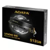 SSD M.2 2280 ADATA LEGEND 900 512 GB PCIe 4.0 NVMe 7000/5400 MB/s, TBW 1200, szyfrowanie sprzętowe AES